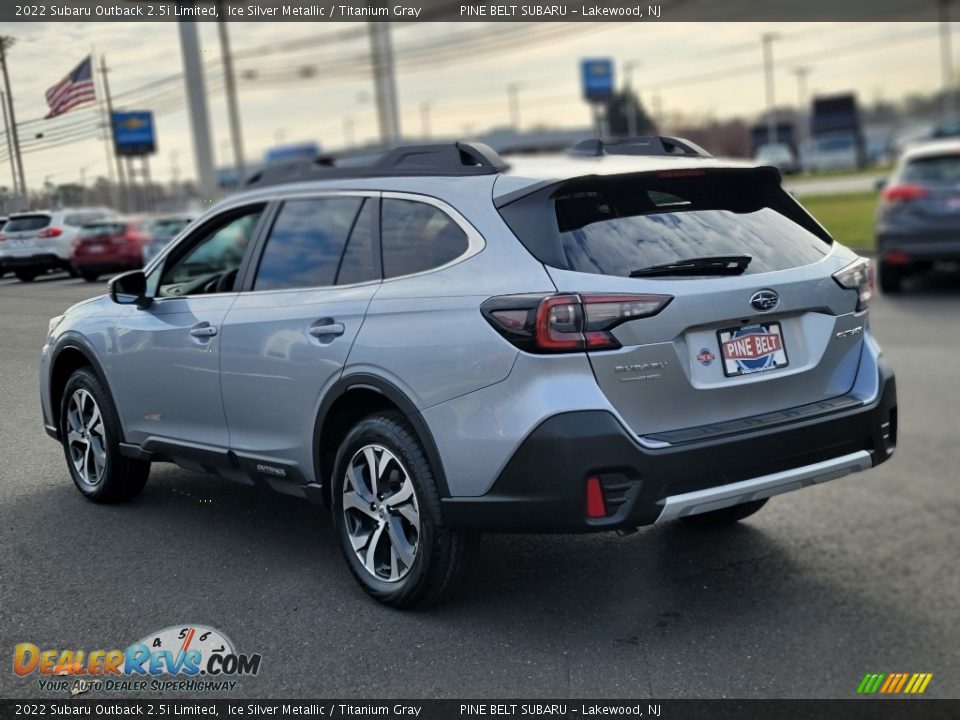 2022 Subaru Outback 2.5i Limited Ice Silver Metallic / Titanium Gray Photo #4