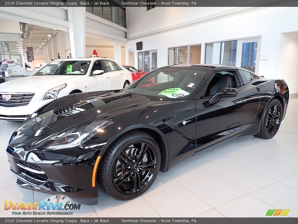 2016 Chevrolet Corvette Stingray Coupe Black / Jet Black Photo #1