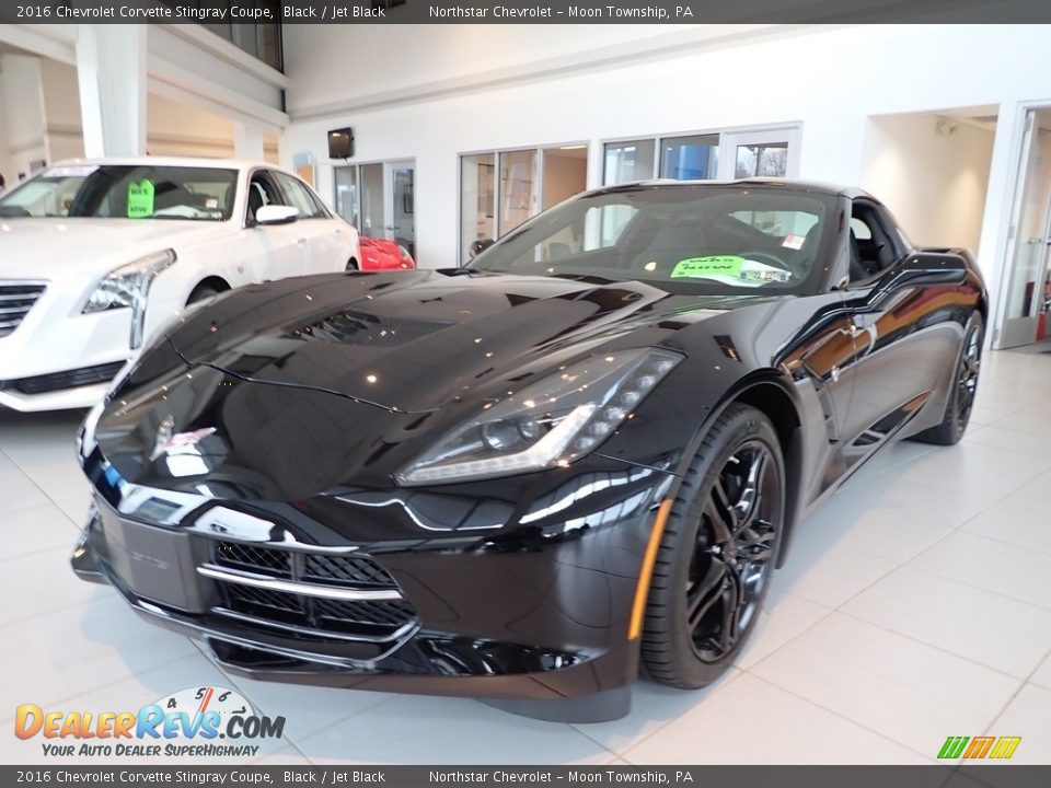 2016 Chevrolet Corvette Stingray Coupe Black / Jet Black Photo #2