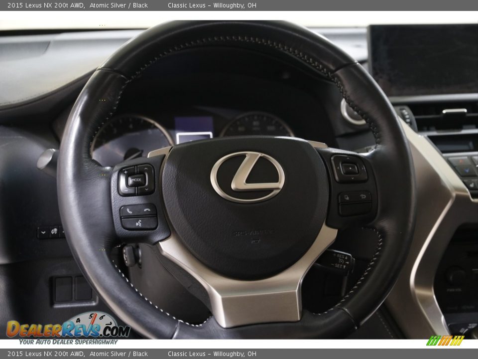 2015 Lexus NX 200t AWD Atomic Silver / Black Photo #7