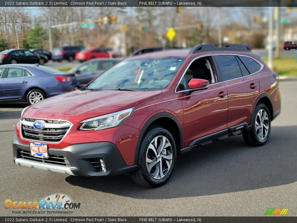 2022 Subaru Outback 2.5i Limited Crimson Red Pearl / Slate Black Photo #1