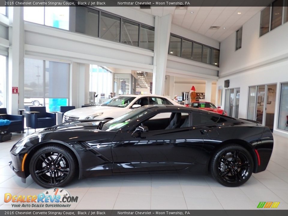 2016 Chevrolet Corvette Stingray Coupe Black / Jet Black Photo #3