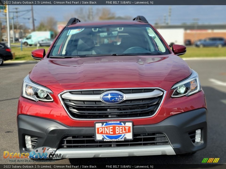 2022 Subaru Outback 2.5i Limited Crimson Red Pearl / Slate Black Photo #2