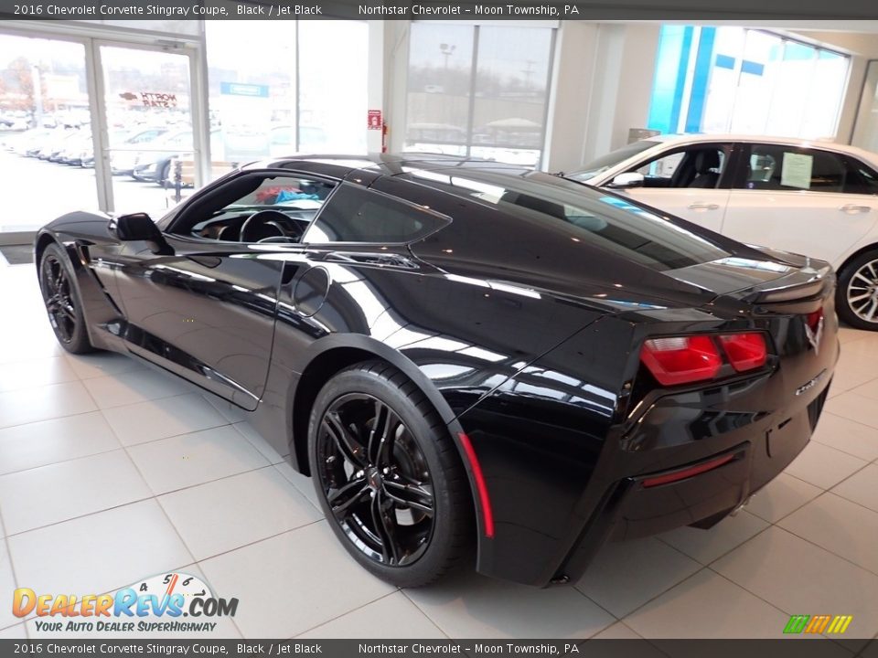 2016 Chevrolet Corvette Stingray Coupe Black / Jet Black Photo #4