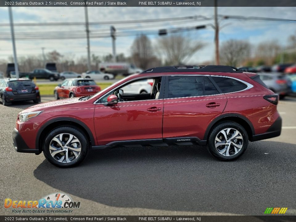 2022 Subaru Outback 2.5i Limited Crimson Red Pearl / Slate Black Photo #3