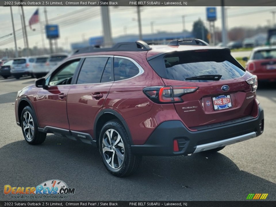 2022 Subaru Outback 2.5i Limited Crimson Red Pearl / Slate Black Photo #4