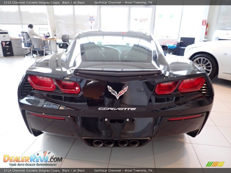 2016 Chevrolet Corvette Stingray Coupe Black / Jet Black Photo #6