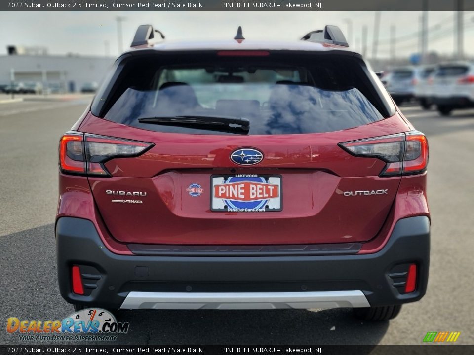 2022 Subaru Outback 2.5i Limited Crimson Red Pearl / Slate Black Photo #5