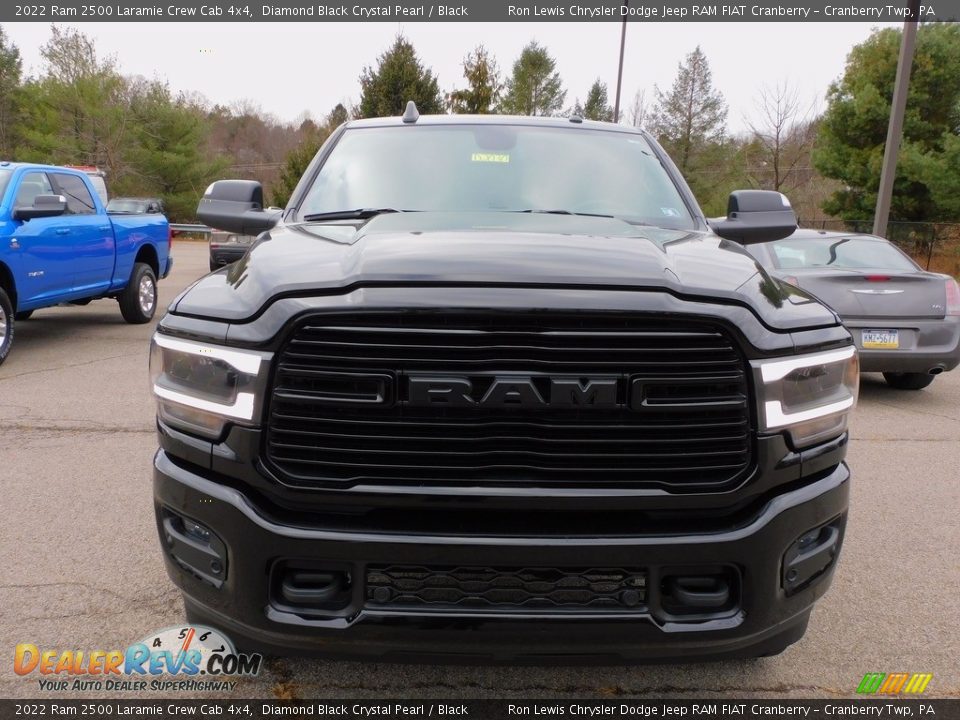 2022 Ram 2500 Laramie Crew Cab 4x4 Diamond Black Crystal Pearl / Black Photo #2