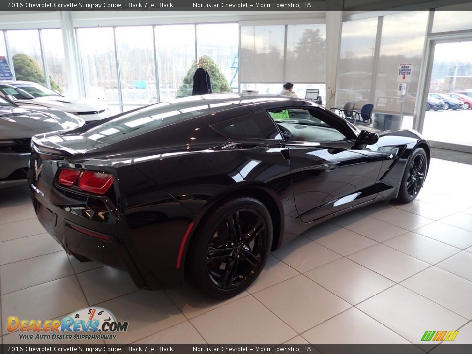 2016 Chevrolet Corvette Stingray Coupe Black / Jet Black Photo #8