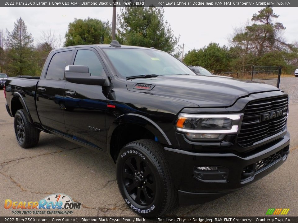 2022 Ram 2500 Laramie Crew Cab 4x4 Diamond Black Crystal Pearl / Black Photo #3