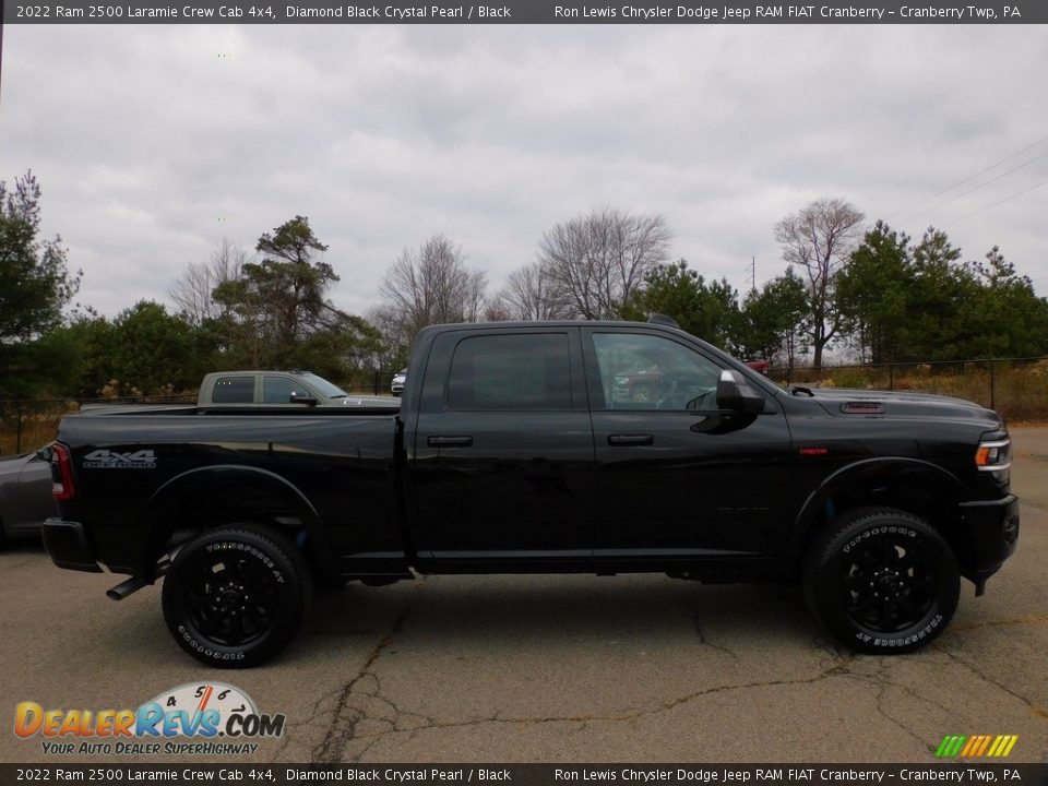 2022 Ram 2500 Laramie Crew Cab 4x4 Diamond Black Crystal Pearl / Black Photo #4