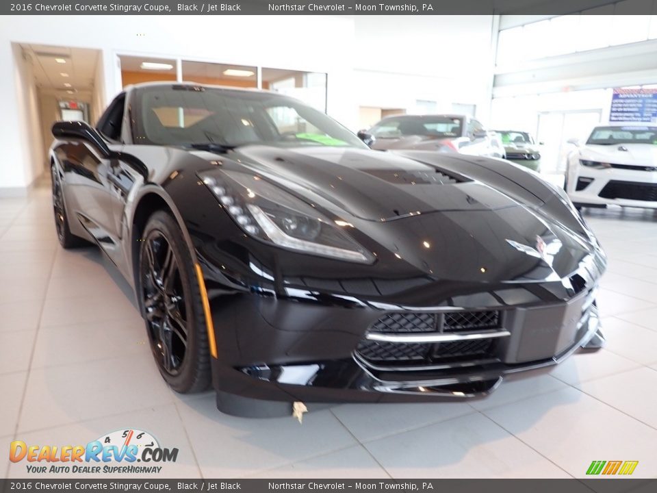 2016 Chevrolet Corvette Stingray Coupe Black / Jet Black Photo #10