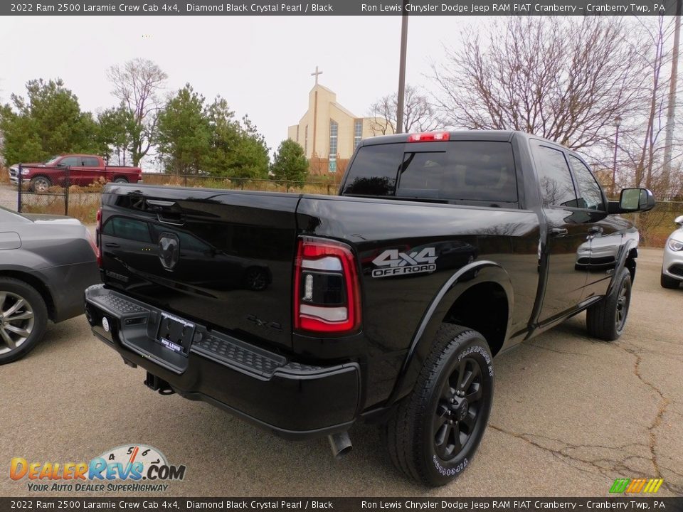 2022 Ram 2500 Laramie Crew Cab 4x4 Diamond Black Crystal Pearl / Black Photo #5