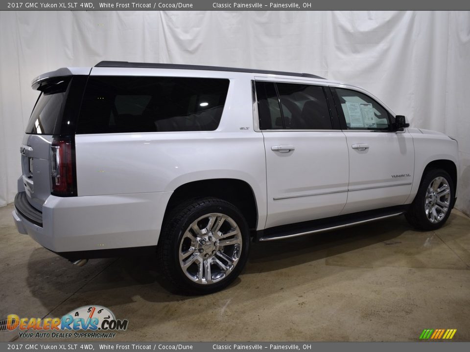 2017 GMC Yukon XL SLT 4WD White Frost Tricoat / Cocoa/Dune Photo #2