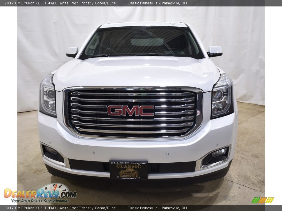 2017 GMC Yukon XL SLT 4WD White Frost Tricoat / Cocoa/Dune Photo #4