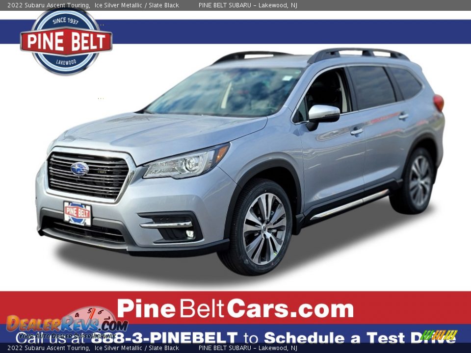 2022 Subaru Ascent Touring Ice Silver Metallic / Slate Black Photo #1