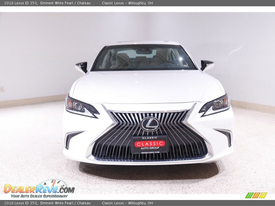 2019 Lexus ES 350 Eminent White Pearl / Chateau Photo #2