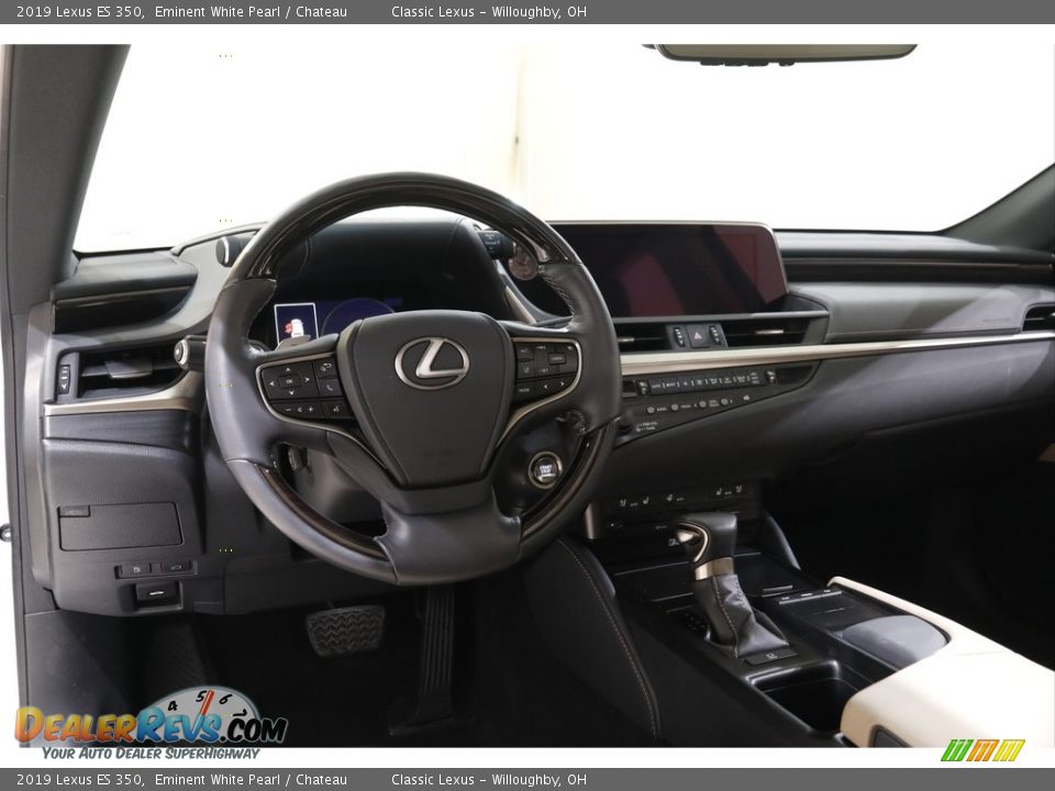 2019 Lexus ES 350 Eminent White Pearl / Chateau Photo #6