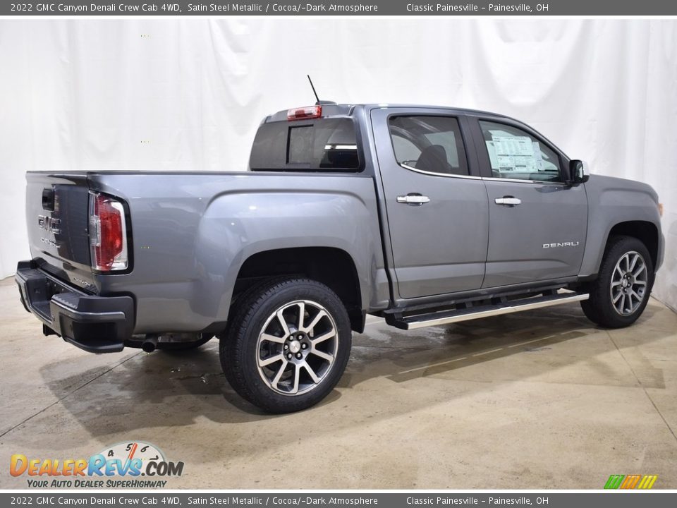 2022 GMC Canyon Denali Crew Cab 4WD Satin Steel Metallic / Cocoa/­Dark Atmosphere Photo #2