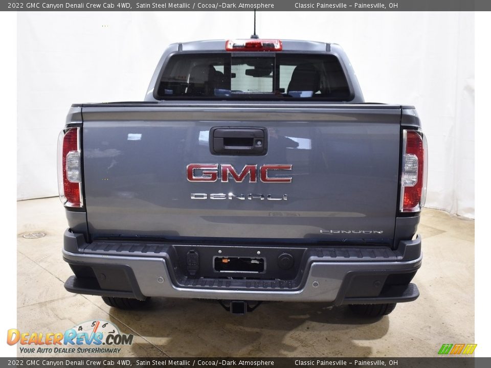 2022 GMC Canyon Denali Crew Cab 4WD Satin Steel Metallic / Cocoa/­Dark Atmosphere Photo #3