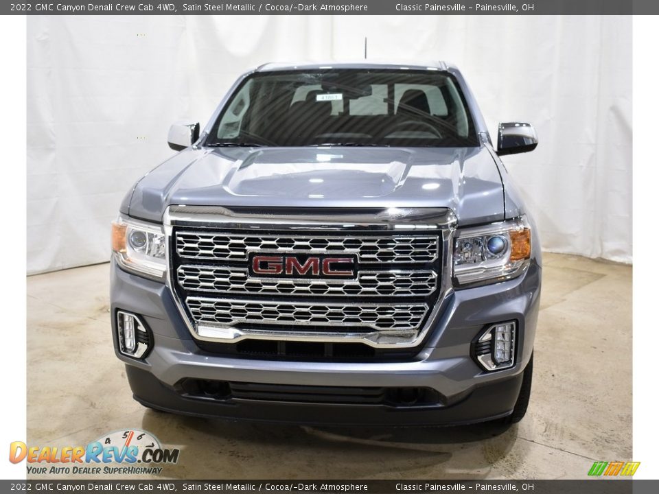 2022 GMC Canyon Denali Crew Cab 4WD Satin Steel Metallic / Cocoa/­Dark Atmosphere Photo #4