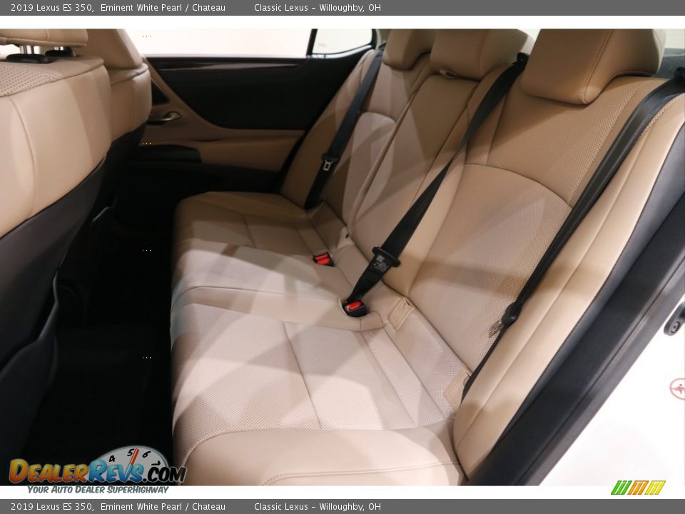 2019 Lexus ES 350 Eminent White Pearl / Chateau Photo #19