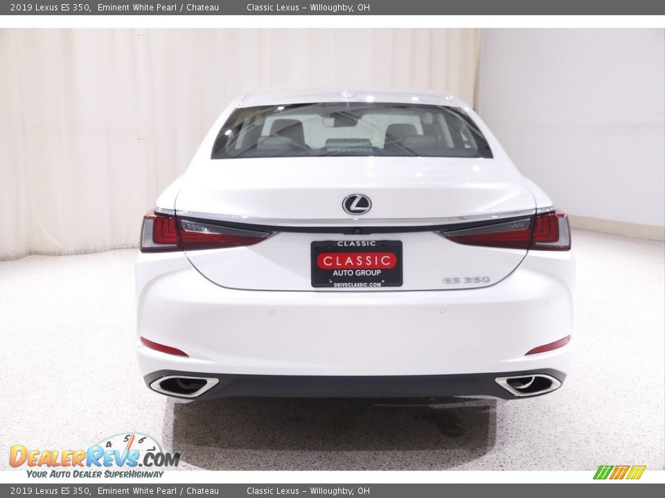 2019 Lexus ES 350 Eminent White Pearl / Chateau Photo #20