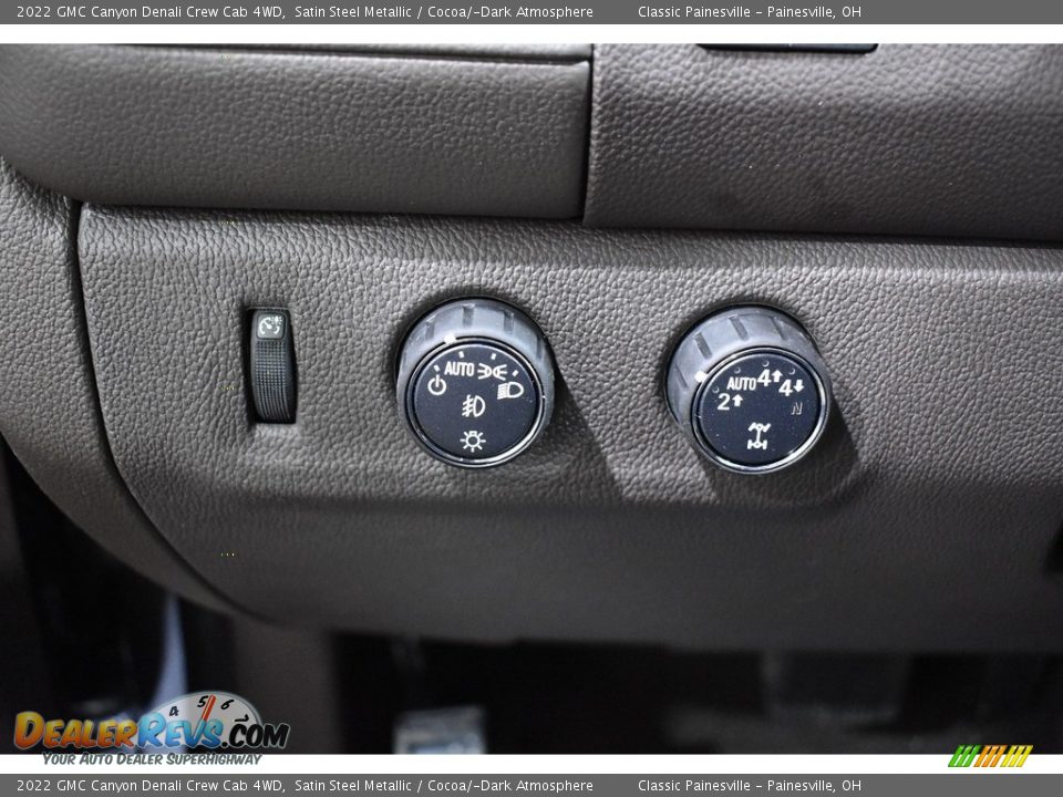 2022 GMC Canyon Denali Crew Cab 4WD Satin Steel Metallic / Cocoa/­Dark Atmosphere Photo #9