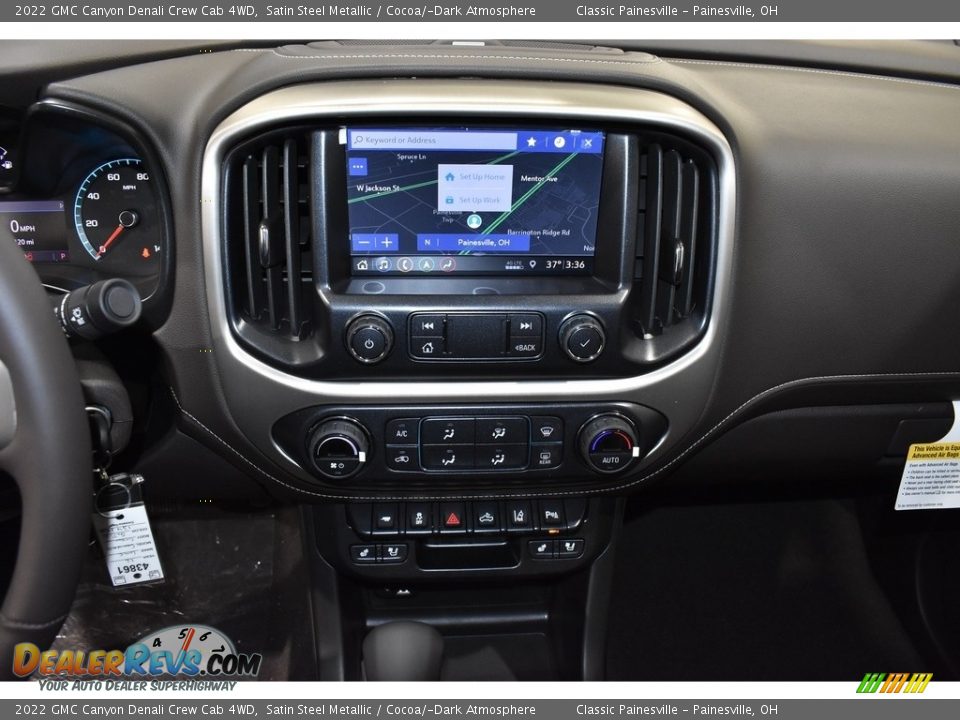 2022 GMC Canyon Denali Crew Cab 4WD Satin Steel Metallic / Cocoa/­Dark Atmosphere Photo #11