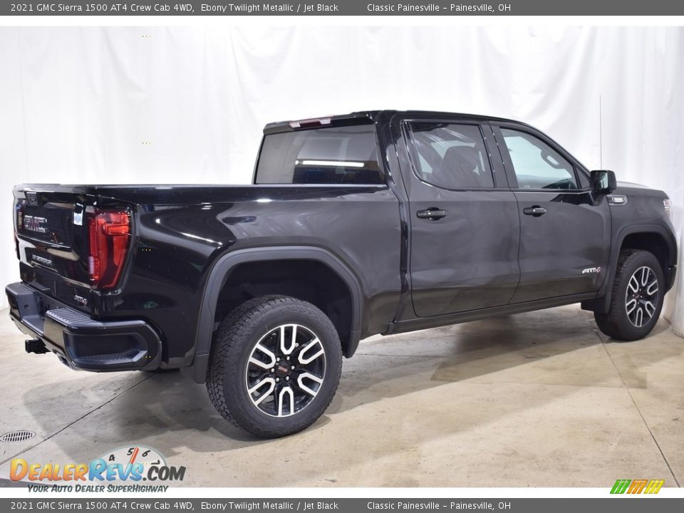 2021 GMC Sierra 1500 AT4 Crew Cab 4WD Ebony Twilight Metallic / Jet Black Photo #2