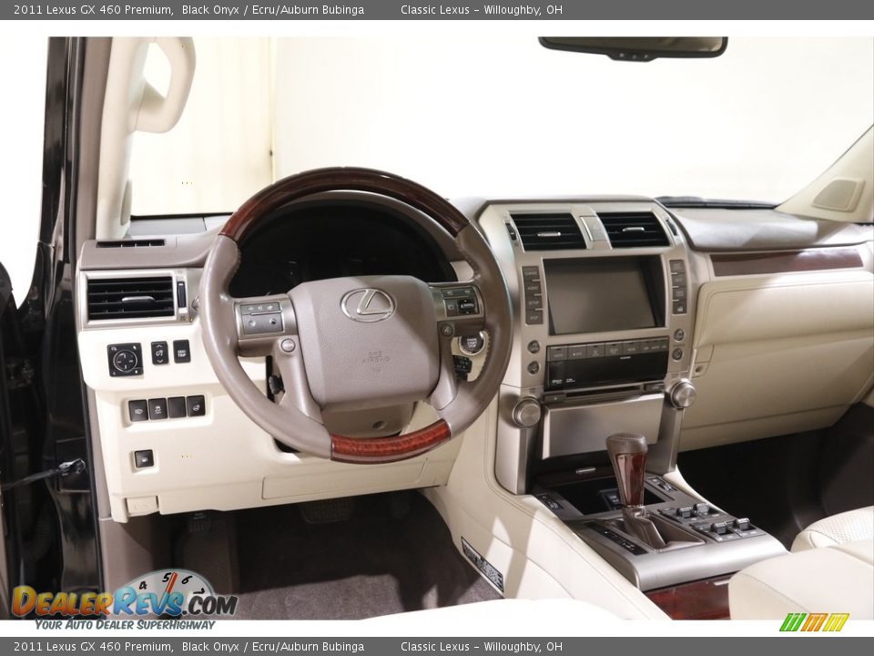 2011 Lexus GX 460 Premium Black Onyx / Ecru/Auburn Bubinga Photo #6