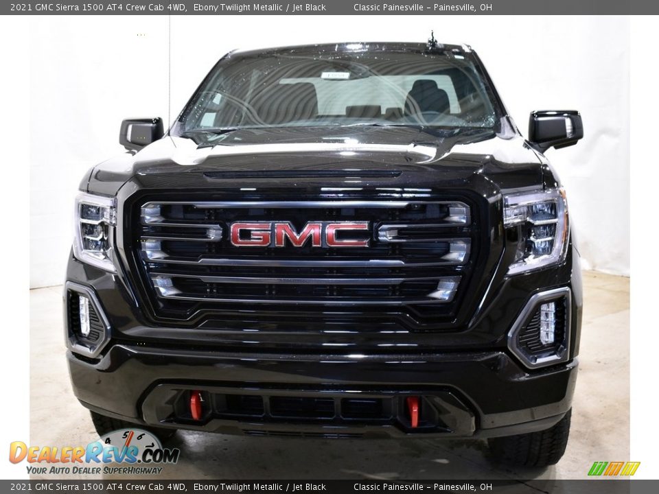 2021 GMC Sierra 1500 AT4 Crew Cab 4WD Ebony Twilight Metallic / Jet Black Photo #4