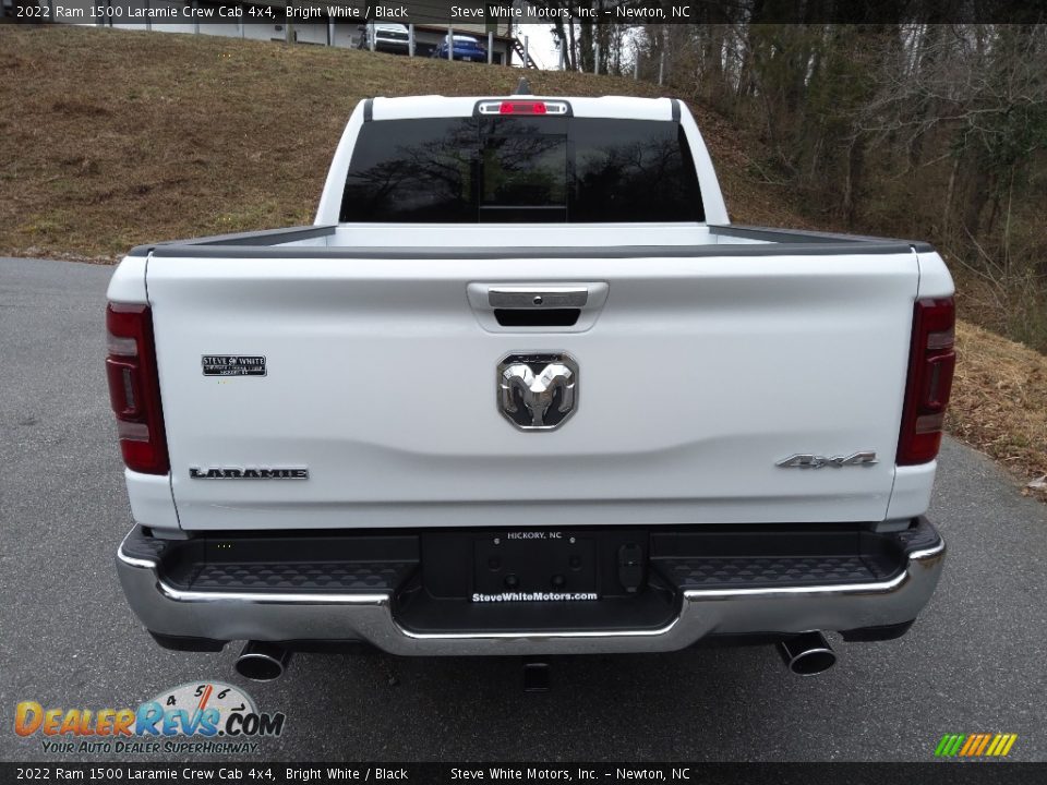 2022 Ram 1500 Laramie Crew Cab 4x4 Bright White / Black Photo #7