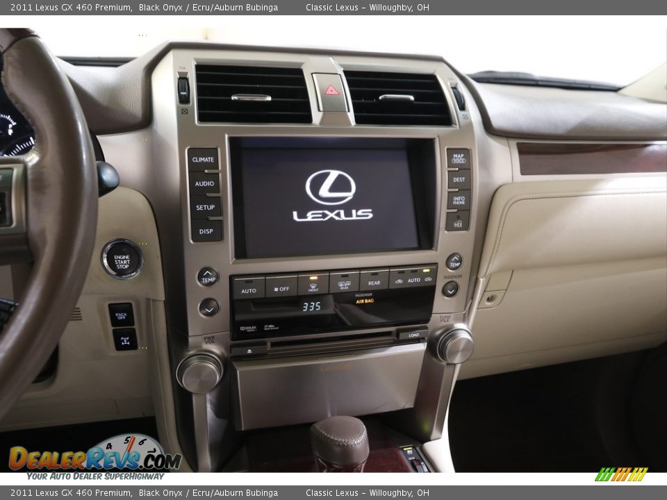 2011 Lexus GX 460 Premium Black Onyx / Ecru/Auburn Bubinga Photo #9