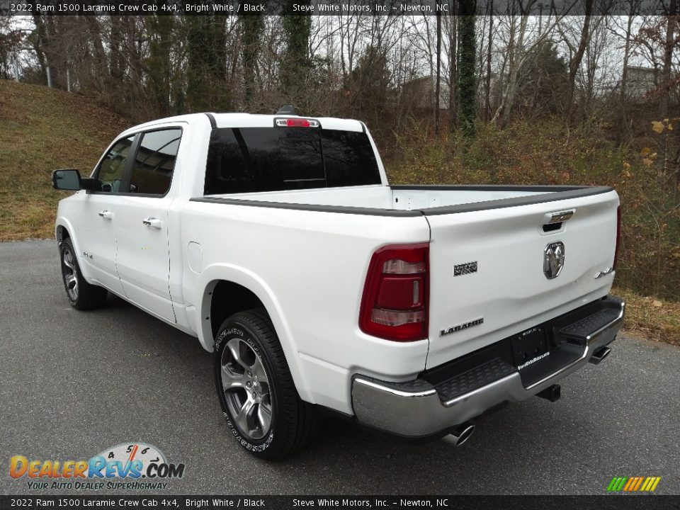 2022 Ram 1500 Laramie Crew Cab 4x4 Bright White / Black Photo #9