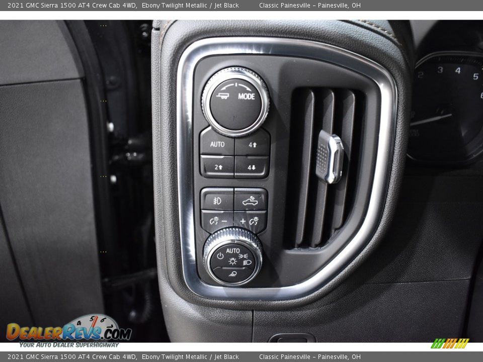 2021 GMC Sierra 1500 AT4 Crew Cab 4WD Ebony Twilight Metallic / Jet Black Photo #10