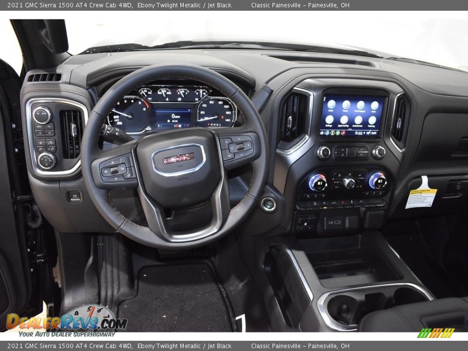 2021 GMC Sierra 1500 AT4 Crew Cab 4WD Ebony Twilight Metallic / Jet Black Photo #11