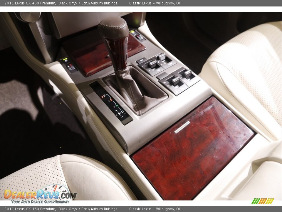 2011 Lexus GX 460 Premium Black Onyx / Ecru/Auburn Bubinga Photo #16