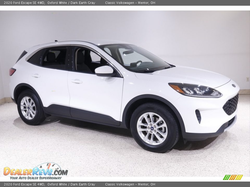 2020 Ford Escape SE 4WD Oxford White / Dark Earth Gray Photo #1