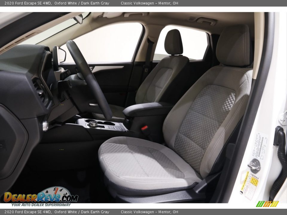 2020 Ford Escape SE 4WD Oxford White / Dark Earth Gray Photo #5