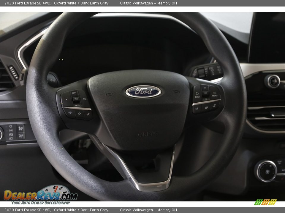 2020 Ford Escape SE 4WD Oxford White / Dark Earth Gray Photo #7