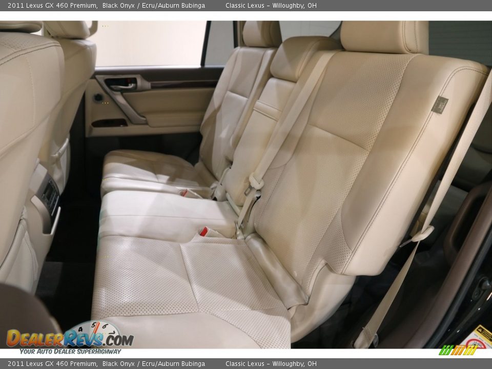 2011 Lexus GX 460 Premium Black Onyx / Ecru/Auburn Bubinga Photo #22