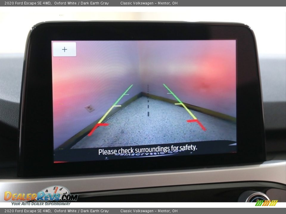 2020 Ford Escape SE 4WD Oxford White / Dark Earth Gray Photo #11