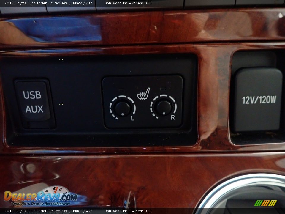 2013 Toyota Highlander Limited 4WD Black / Ash Photo #3