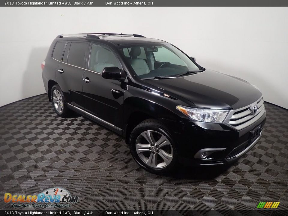 2013 Toyota Highlander Limited 4WD Black / Ash Photo #6