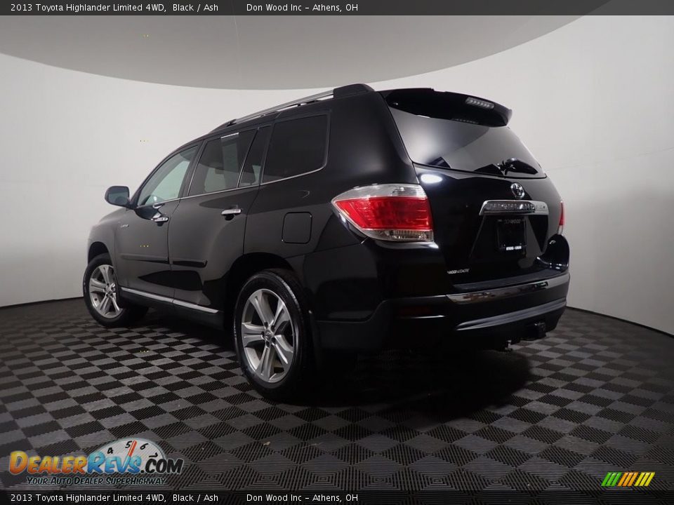 2013 Toyota Highlander Limited 4WD Black / Ash Photo #14