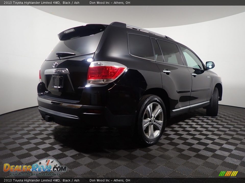 2013 Toyota Highlander Limited 4WD Black / Ash Photo #20
