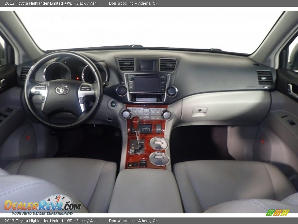 2013 Toyota Highlander Limited 4WD Black / Ash Photo #28