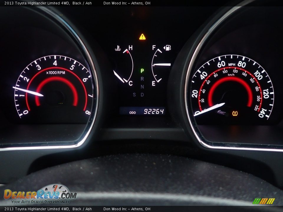 2013 Toyota Highlander Limited 4WD Black / Ash Photo #32